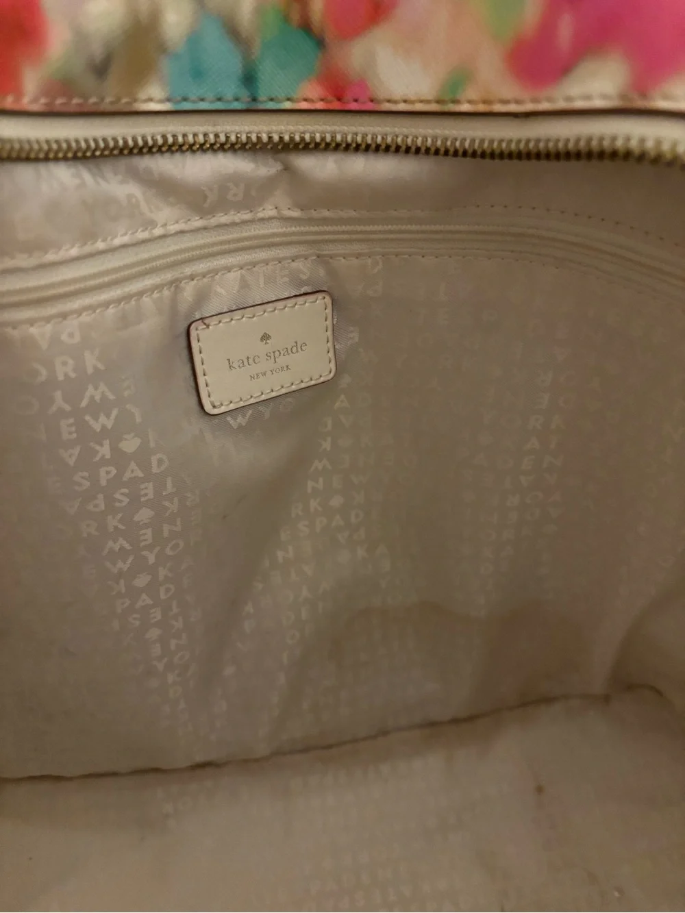 Kate Spade Floral Watercolor Tote